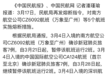 民航局今天再发5个熔断指令，万象-广州回国航班被熔断！